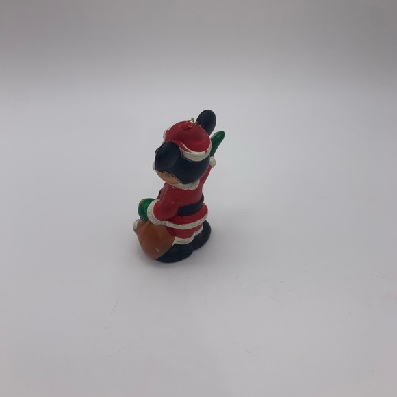 The Walt Disney Co. Mickey Mouse Santa Plastic Blow Mold Christmas Ornament - Picture 7 of 12